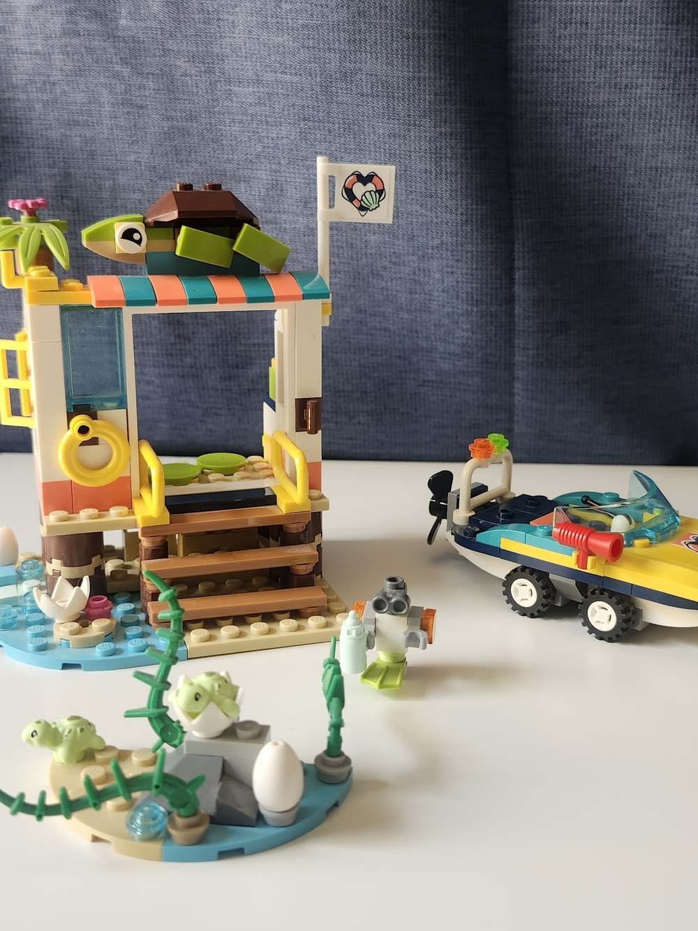 LEGO Friends 41376 Turtles Rescue Mission, Retired 2020, As Shown-No Box No Manu